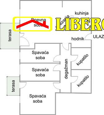 NOVI BEOGRAD TOŠIN BUNAR 90m2 , (T) ,297000e