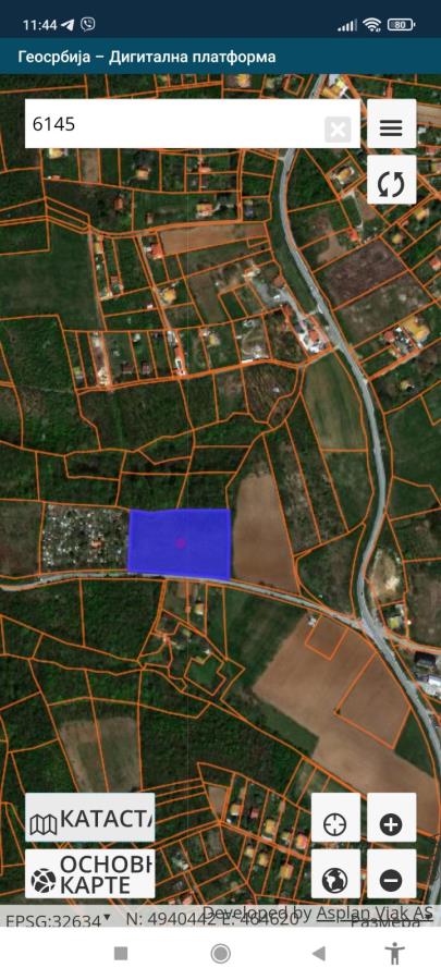 Prodaje se plac u Ripnju, Beograd, opstina Vozdovac 