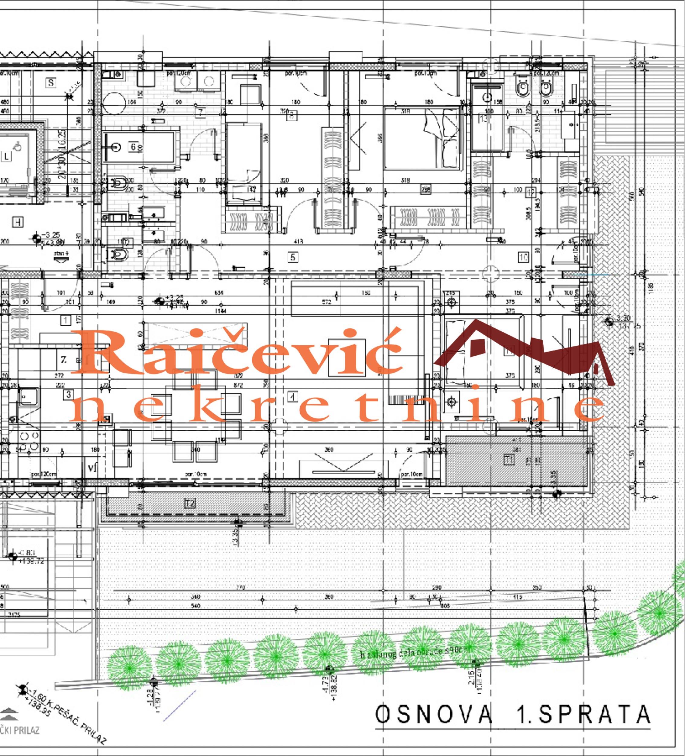SAVSKI VENAC DEDINJE 150m2 , 2T ,825000e