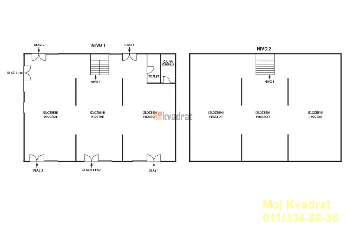Novi Beograd, A blok - Uroša Martinovića, 460m2