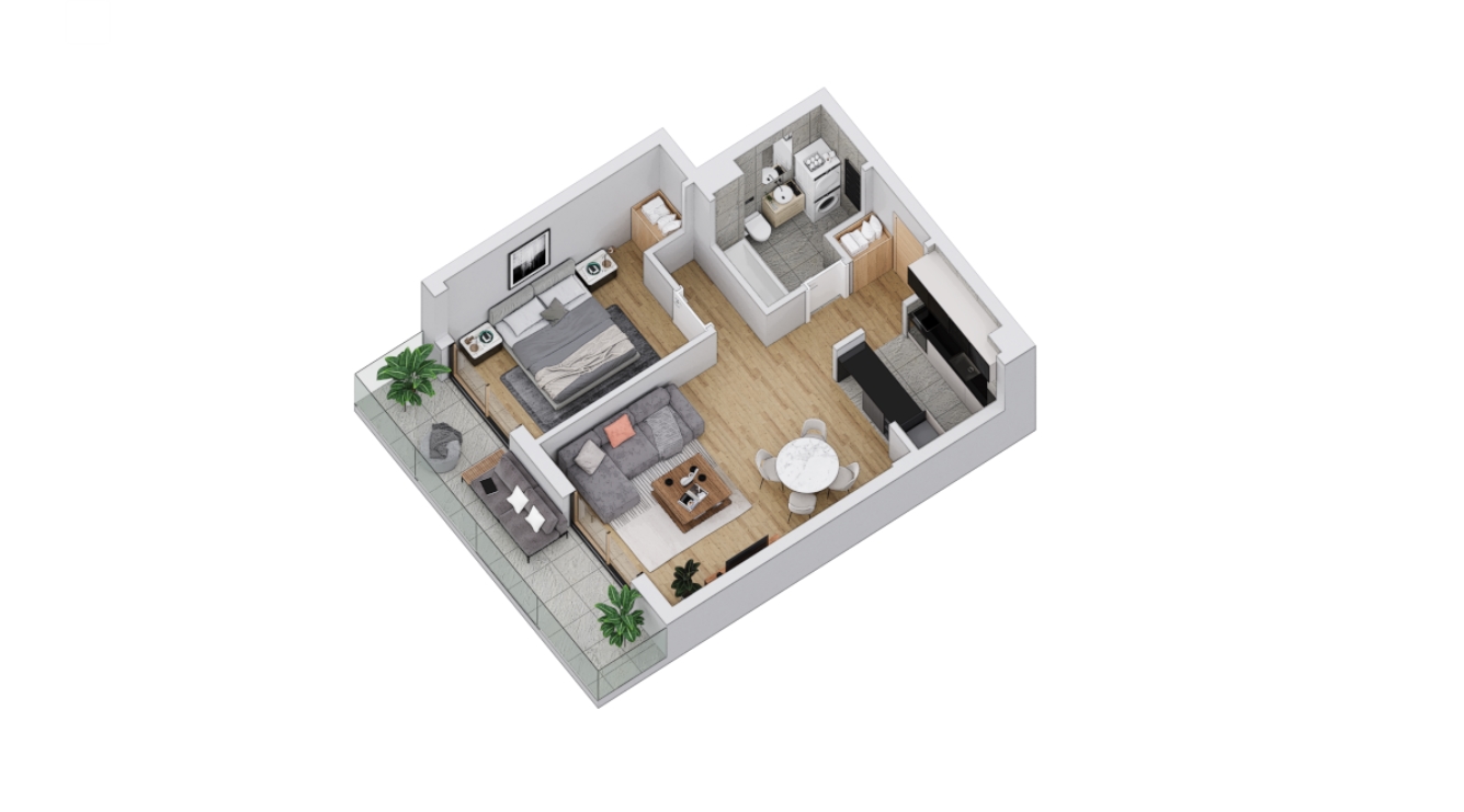 Nov 2.0 stan u kompleksu Smartlife Park, Voždovac, 56m2