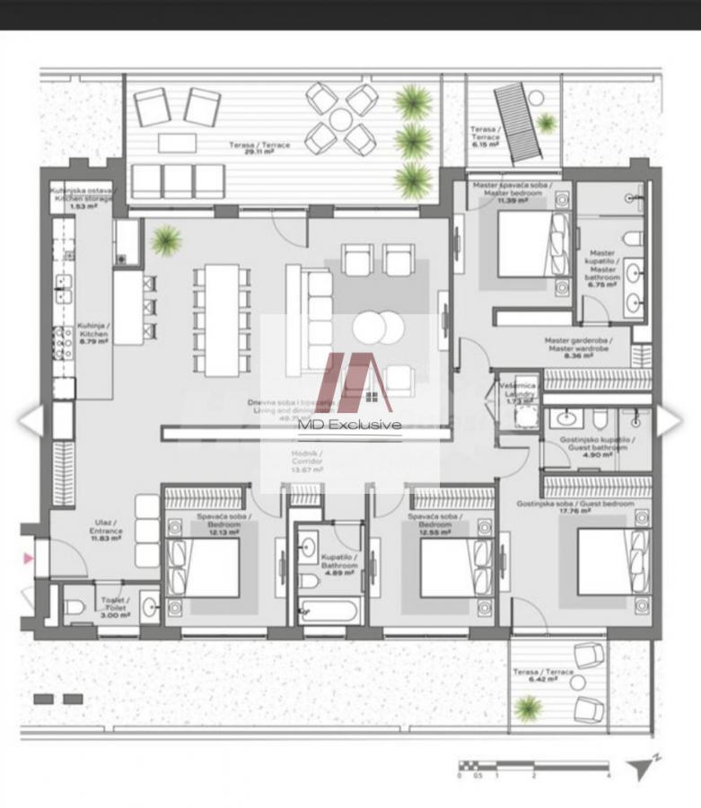 Lux penthouse u Beogradu na vodi