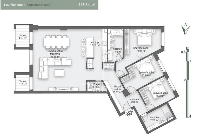 King's Circle Residence, luksuzna novogradnja ID#13010