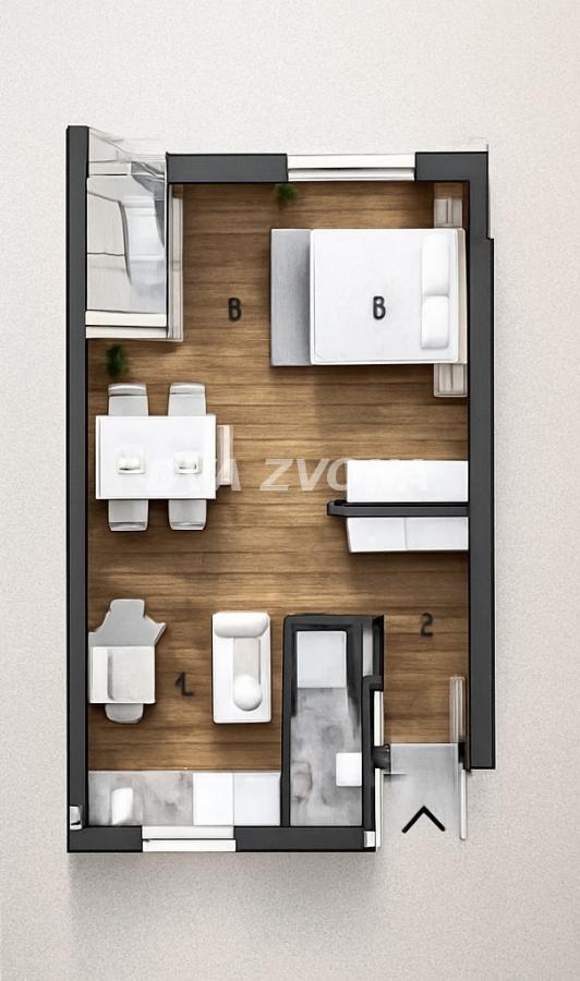 NOV, MODERAN STAN-LIMAN V – 44 m², DRUGI SPRAT