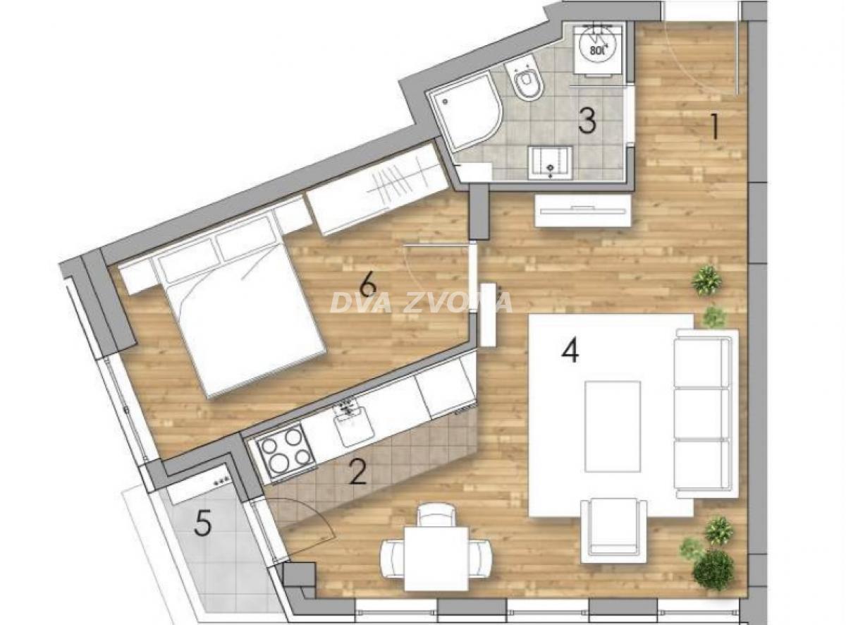 POGLEDAJTE STAN NA PODBARI OD 43m² NA ČETVRTOM SPRATU – ključ u ruke Jun 2026!