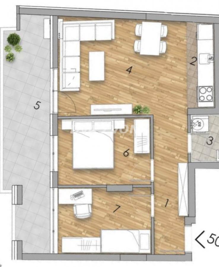 POGLEDAJTE STAN NA PODBARI OD 68 m² NA ČETVRTOM SPRATU – ključ u ruke Jun 2026!