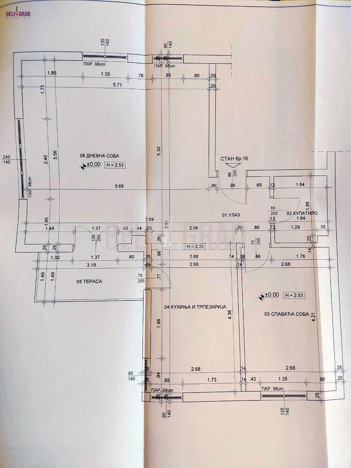 Noviji, dvosoban, adaptibilan