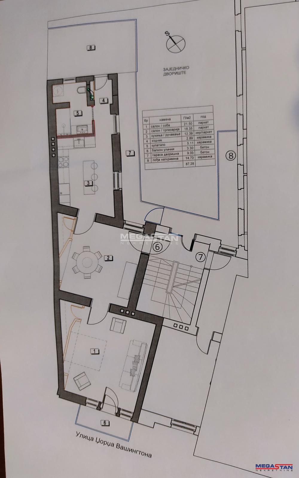 Salonski stan na fantastičnoj lokaciji