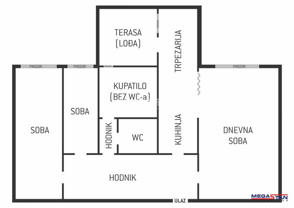 Blok 62, adaptibilan u 3.5, + garaža