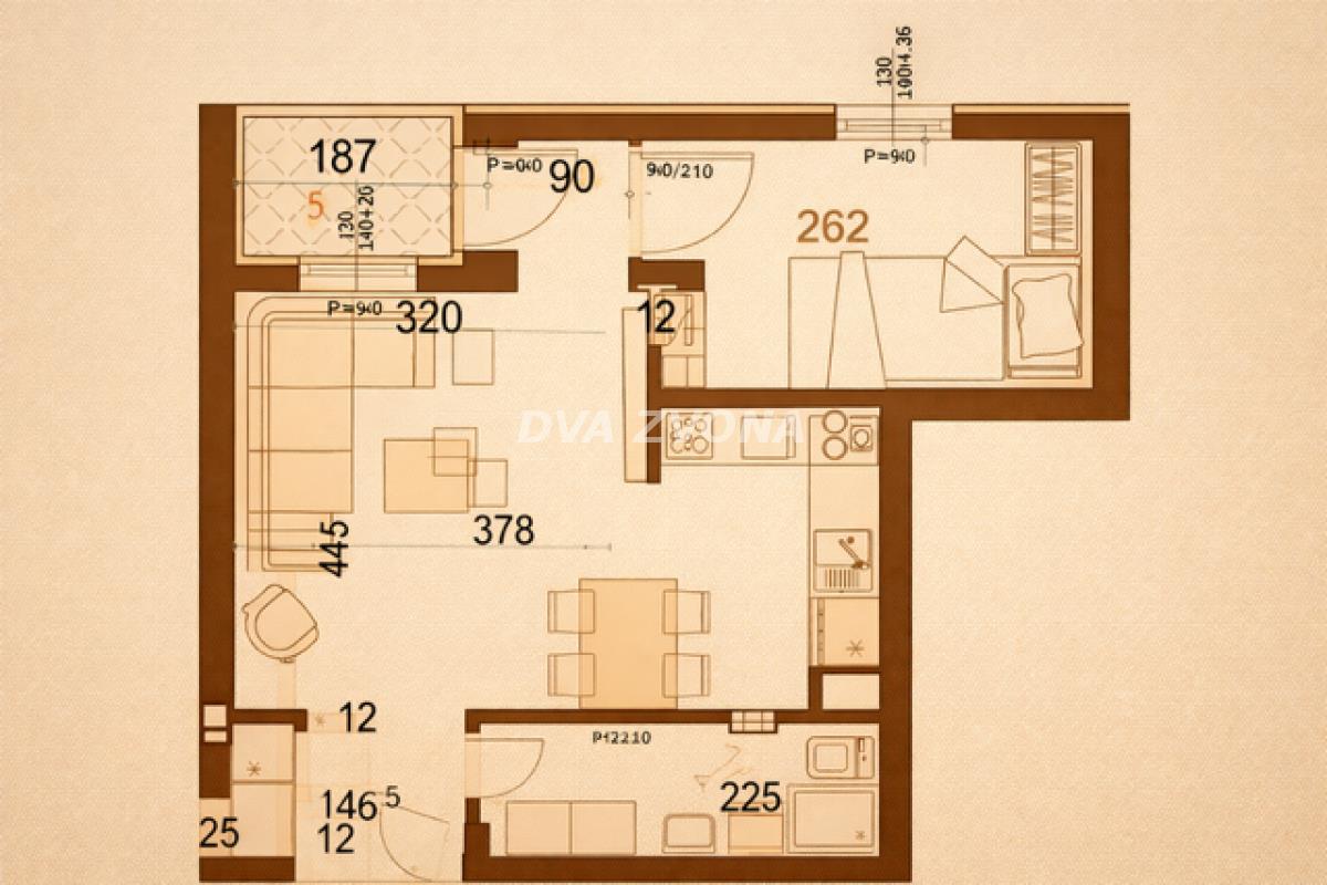 DVOSOBAN STAN – TELEP – 29.9 m²