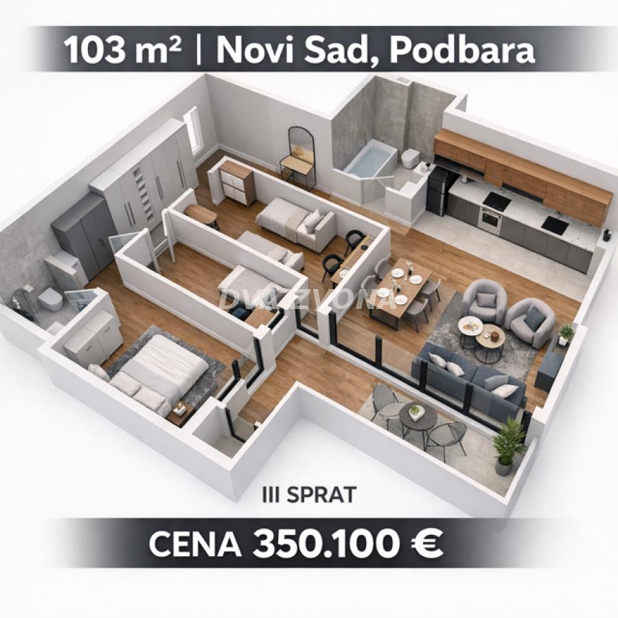 PODBARA – NOVI SAD | Moderan 4.0 stan