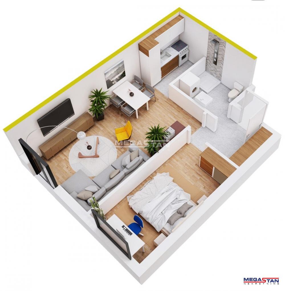 U izgradnji, centar, prizemlje