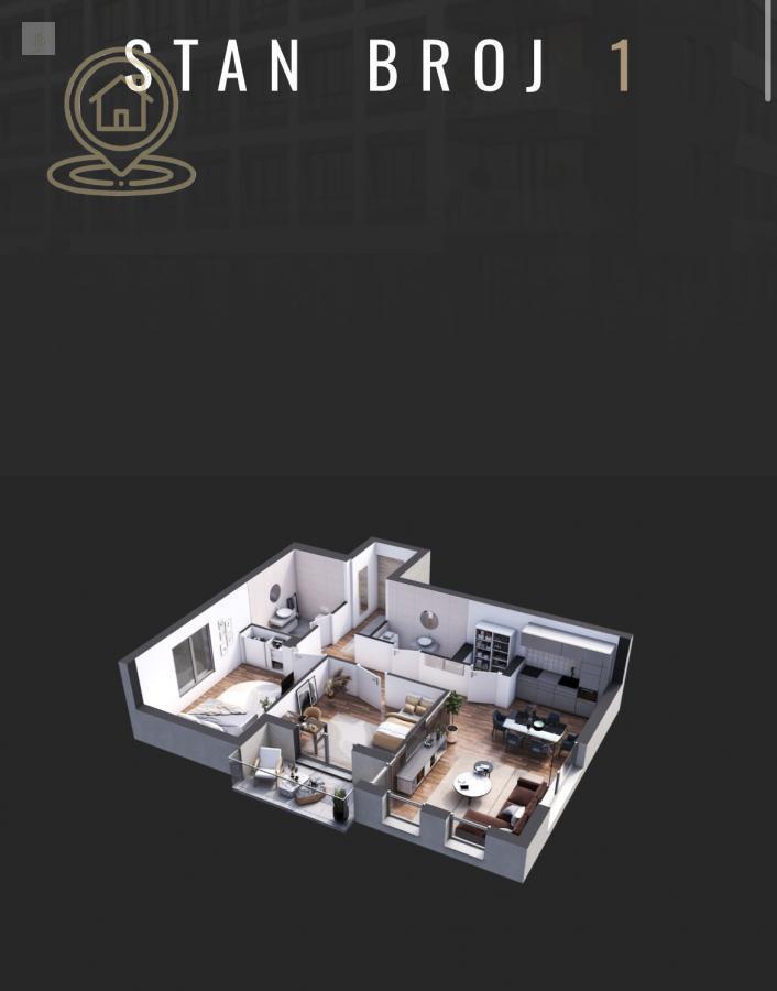 Prodaja stanova Novi Sad – Kamenica, luksuzni stanovi sa panoramskim pogledom na Dunav, Frušku goru i ceo grad sa pdv