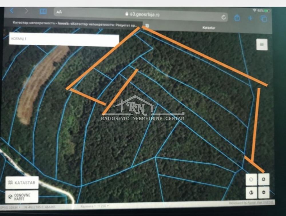 Placevi, Kosmaj, Rogača, 129.00 ari ID#1615
