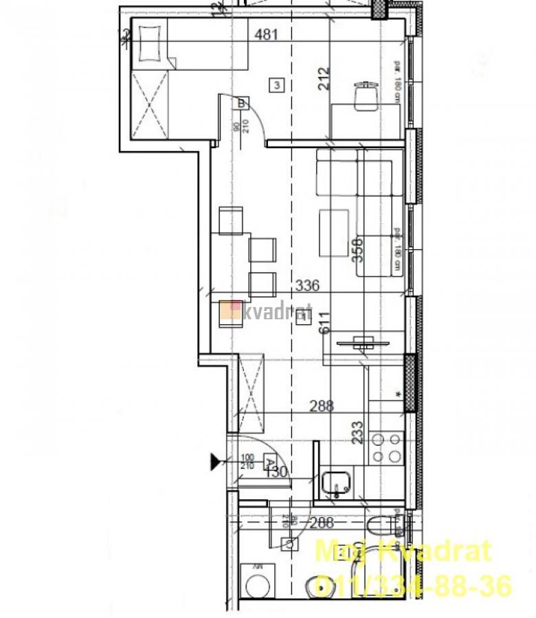 Zvezdara - Učiteljsko naselje, 34m2