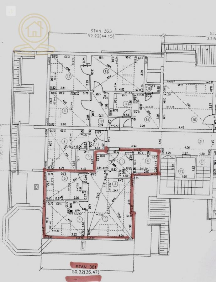 Na prodaju dvoiposoban stan u Novom Sadu, odlična lokacija u urbanom i traženom delu grada
