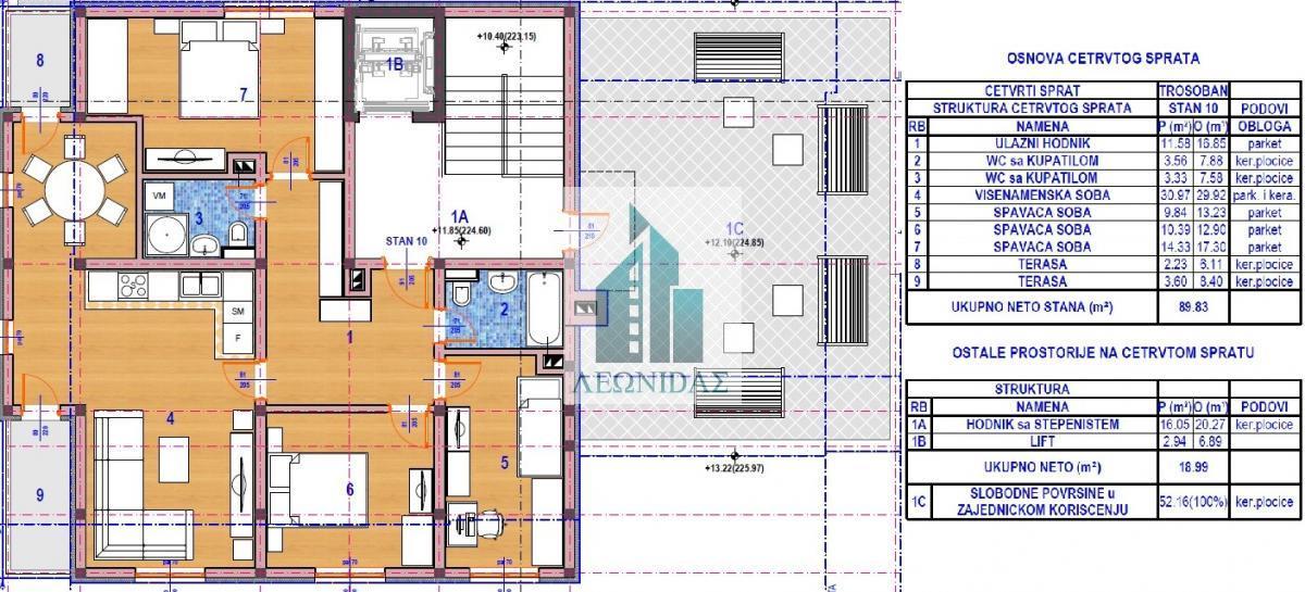 Jedinstven PENTHAUS u NOVOGRADNJI, Donja Vrežina! Sa terasom od 50m2!