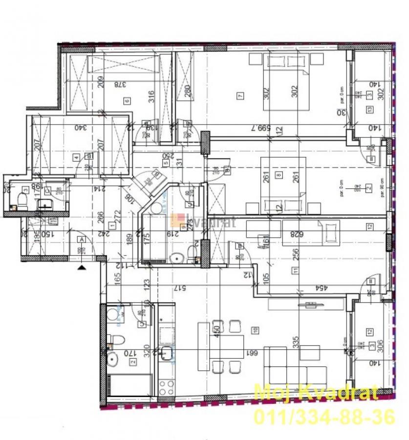 Voždovac, Autokomanda - Vojvode Stepe, 128m2