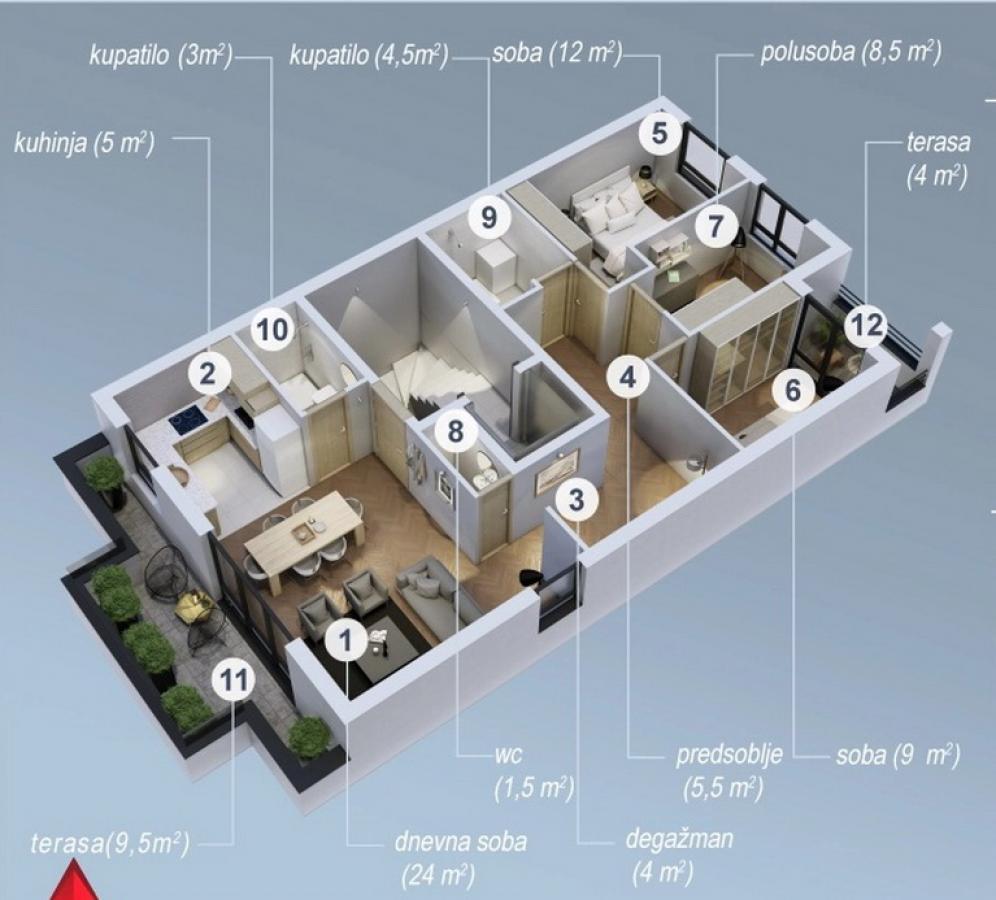 Zvezdara, Braće Ribnikar, 100m2, uknjižen