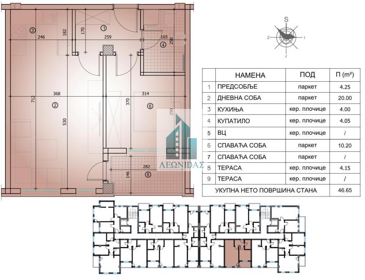 1.5 stan u NOVOGRADNJI, Donja Vrežina