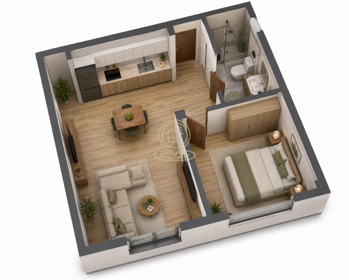 Dvosoban stan 39 m², Centar, Vrnjačka Banja, 2. sprat
