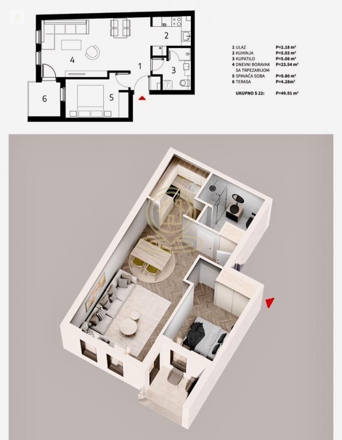 Kvalitetna novogradnja u Nišu – moderan stan od 50m²