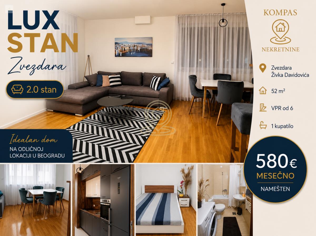 Lux 2.0 stan u Alpha City kompleksu | Novogradnja | Useljiv odmah