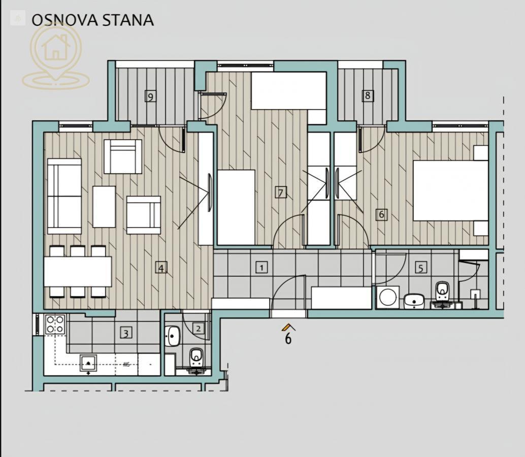 Prodaja trosobnog stana 70m² – luksuzna novogradnja u centru Niša na Obilićevom vencu