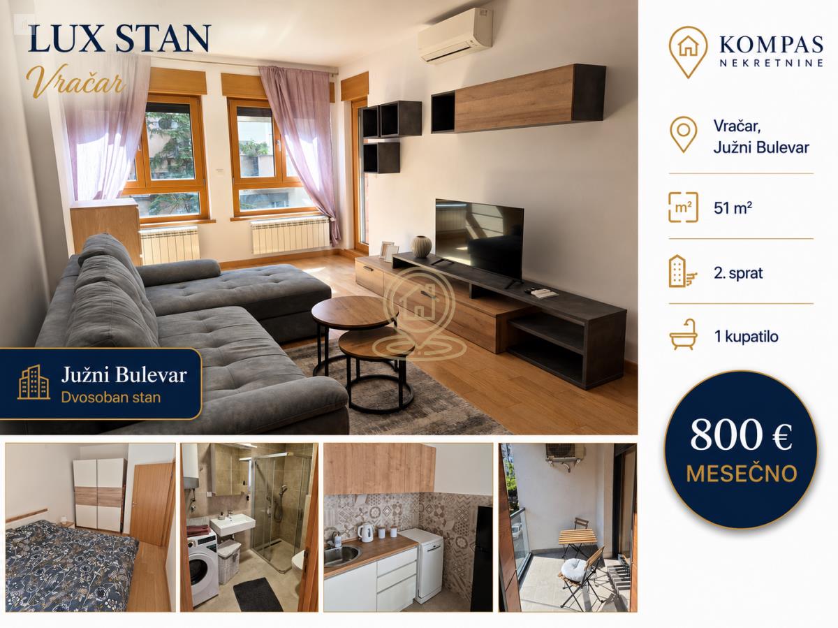 Moderan 2.0 stan u novogradnji | Vračar | Kneza Stracimira