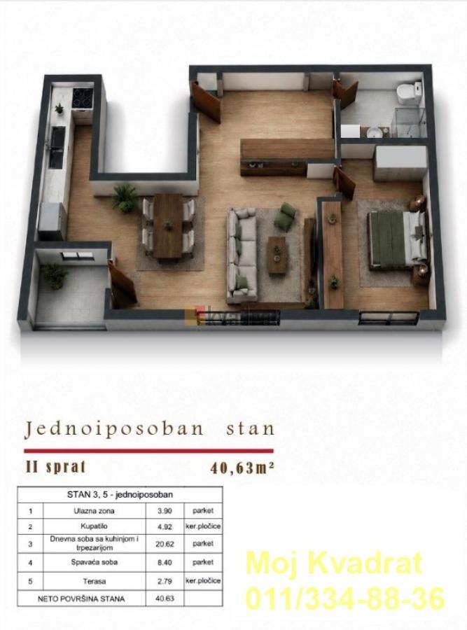 Zvezdara - Učiteljsko naselje, 41m2