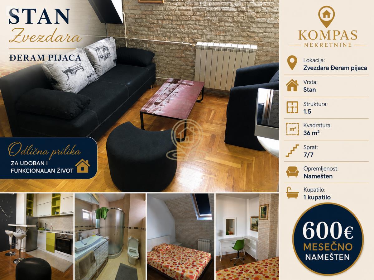 Đeram – moderan 1.5, 36m2