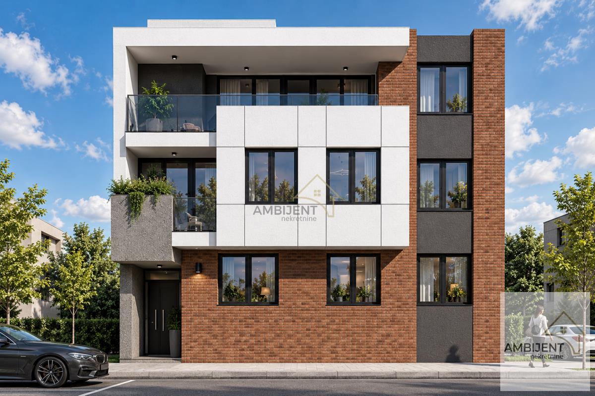 Novogradnja u Petrovaradinu – Troiposoban stan 64 m² – Prizemlje